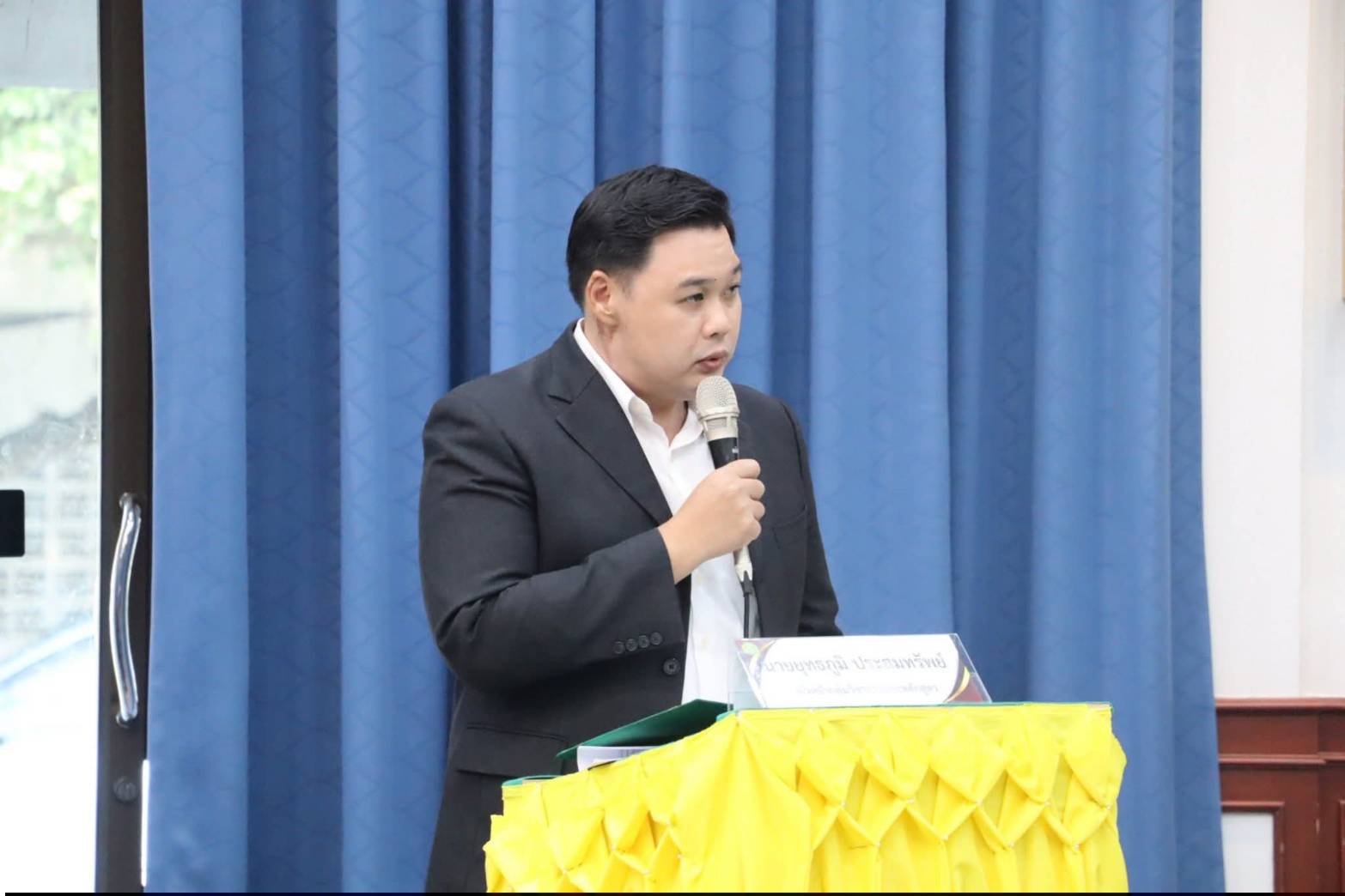 title - ปลัดกระทรวงเกษตรและสหกรณ์ เป็นประธานในพิธีเปิดการอบรม หลักสูตร นักบริหารการพัฒนาการเกษตรและสหกรณ์ ระดับกลาง รุ่นที่ 118 ณ หอประชุมหม่อมราชวงศ์หญิงรสลิน คัดณางค์ ศูนย์ส่งเสริมและพัฒนาอาชีพเสริมนอกภาคการเกษตร